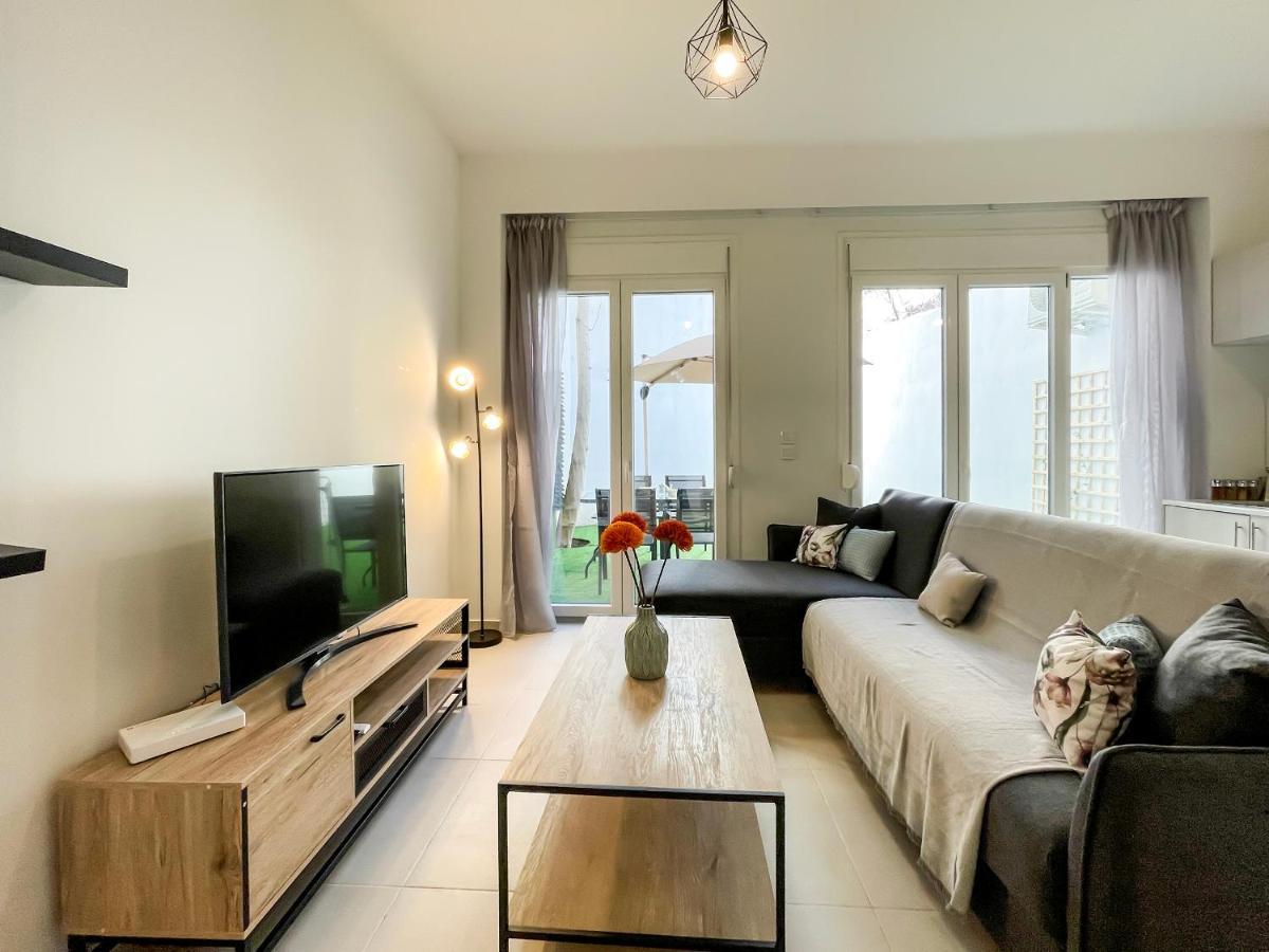 Soho Modern 55Sqm Studio With Secret Garden Apartman Athén Kültér fotó